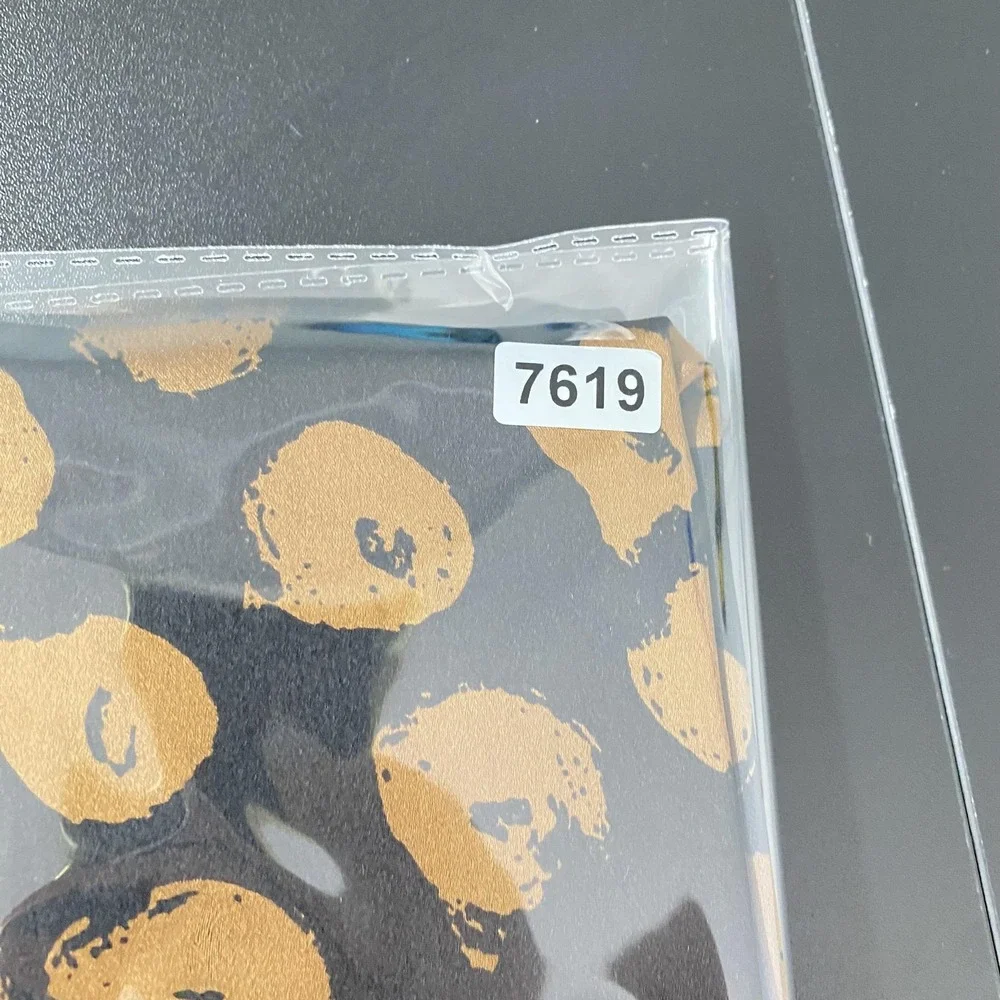 Vintage Richard Warren Neiman Marcus Blouse Womens 8 Black Silk Polka Dot Print - Picture 12 of 13